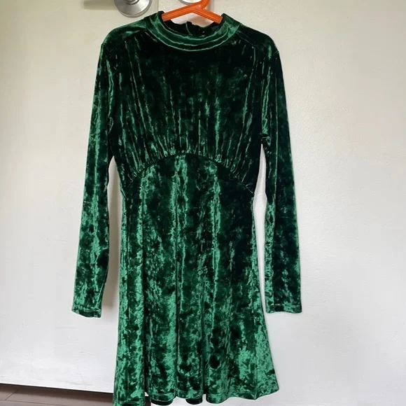 neon rebels | Dresses | Neon Rebels Girls Crushed Velvet Skater Dress Size  | Poshmark